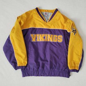 Vintage Minnesota Vikings NFL Varsity Sz S 8 Youth